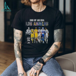 Los Angeles Nation Thank for the memories End of an era signature shirt