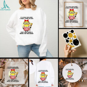 Cute Minion if child can work a table phone or game they can work a broom mop and dishes shirt