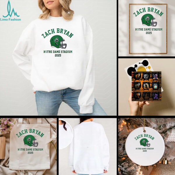 Zach Bryan X Notre Dame Fighting Irish stadium 2025 shirt