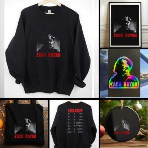 Zach Bryan tour Notre Dame dates shirt
