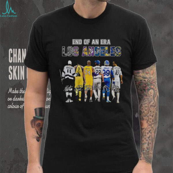 Los Angeles Nation Thank for the memories End of an era signature shirt