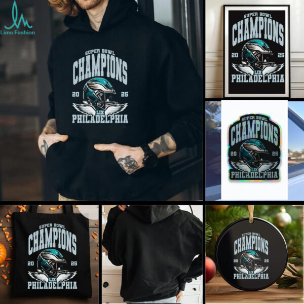 intage Philadelphia Eagles Super Bowl LIX Champions 2025 Shirt