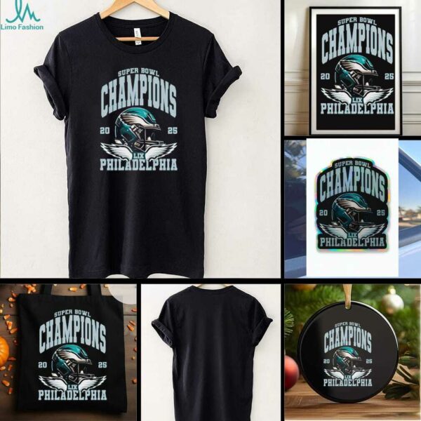 intage Philadelphia Eagles Super Bowl LIX Champions 2025 Shirt