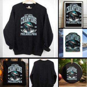 intage Philadelphia Eagles Super Bowl LIX Champions 2025 Shirt