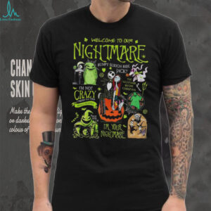 Welcome to our nightmare bumpy slieigh ride jack horror character Halloween shirt