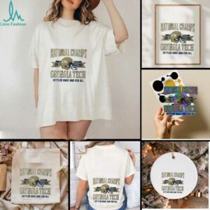 National champs 1990 Georgia Tech Yellow Jackets settled once and for all shirt
