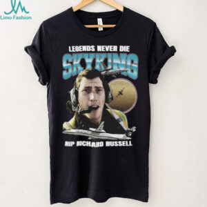 GoodShirts Legends Never Die SkyKing Memorial Graphic shirt