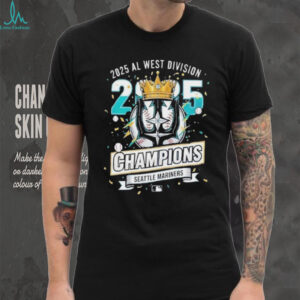 2025 AL West Division Champions Seattle Mariners King T Shirt