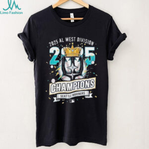2025 AL West Division Champions Seattle Mariners King T Shirt