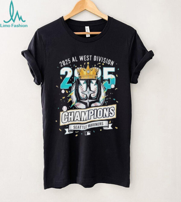 2025 AL West Division Champions Seattle Mariners King T Shirt