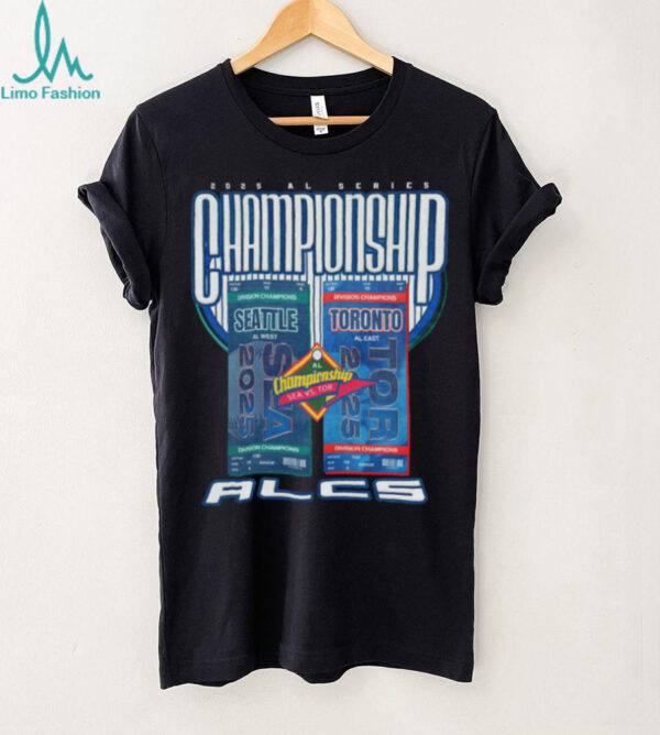 2025 ALCS Seattle Mariners vs Toronto Blue Jays Matchup TShirt