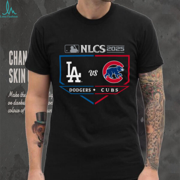 2025 National League Championship Dodgers vs Cubs Batter’s Box Tee – MLB Playoff Shirt