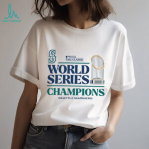 2025 Seattle Mariners World Series Champions Trophy Logo Graphic Tee Shirt
