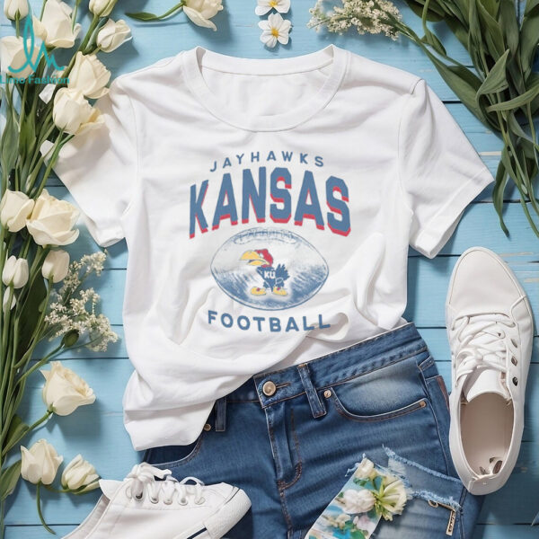 47 Kansas Jayhawks Womens White Arch Cloud Shirt