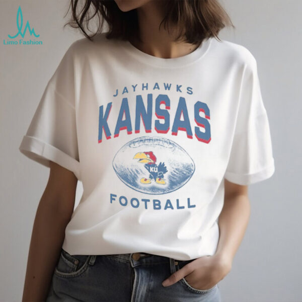 47 Kansas Jayhawks Womens White Arch Cloud Shirt
