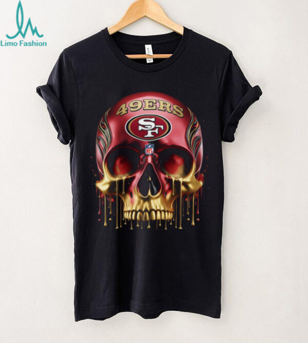49ers Skull Drip Tee