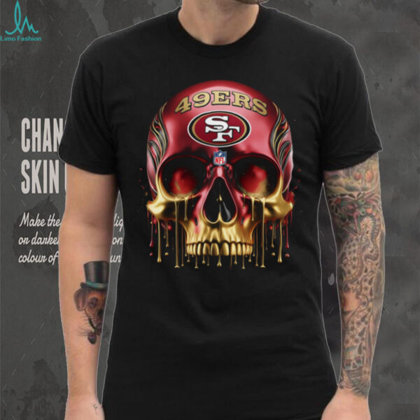 49ers Skull Drip Tee