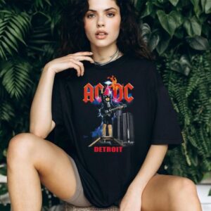 ACDC Angus Young Detroit T Shirt
