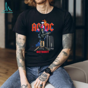 ACDC Angus Young Detroit T Shirt