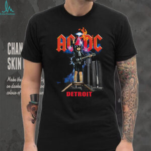 ACDC Angus Young Detroit T Shirt