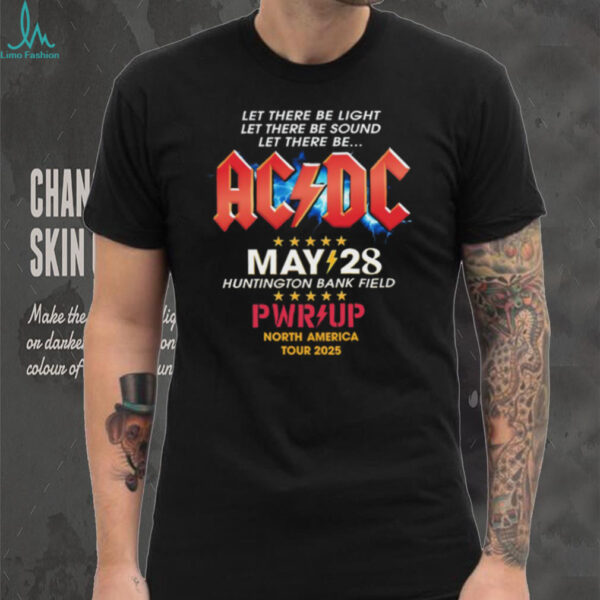 ACDC Huntington Bank Field May 28 Concert T Shirt