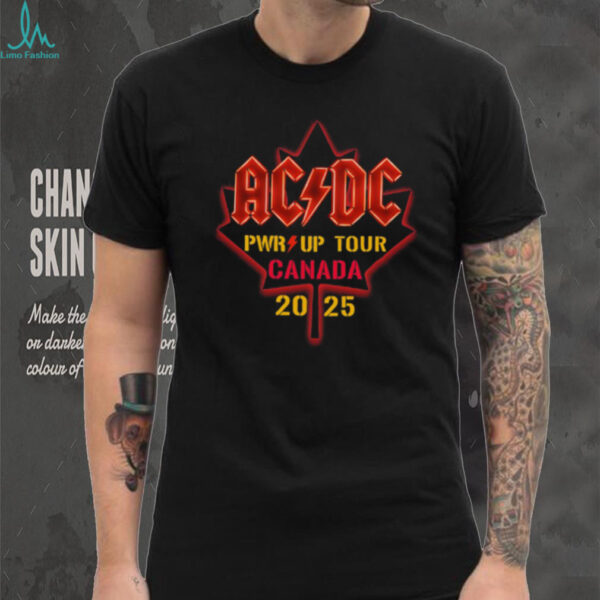 ACDC PWR UP Tour Canada 2025 T Shirt