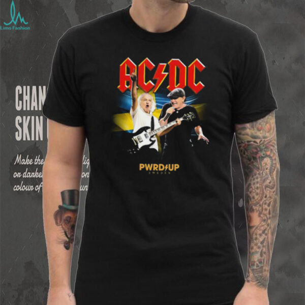 ACDC PWRUP Sweden Tour T Shirt