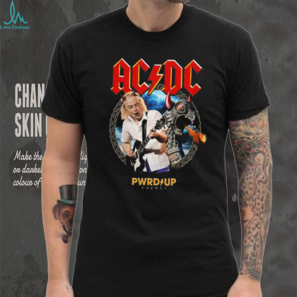 ACDC Power Up Tour Norway Live Concert Shirt
