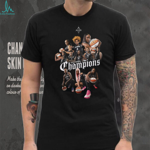 Aces Champions Shirt Las Vegas Aces 2025 Player Championship T Shirt