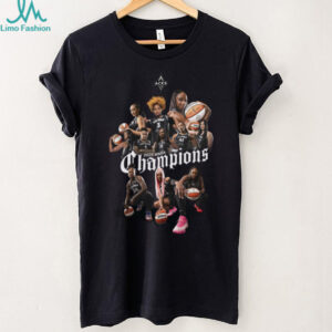 Aces Champions Shirt Las Vegas Aces 2025 Player Championship T Shirt
