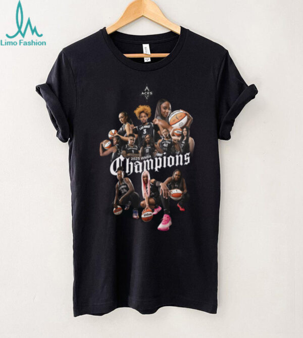 Aces Champions Shirt Las Vegas Aces 2025 Player Championship T Shirt