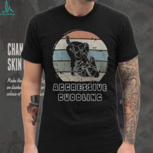 Aggressive cuddling vintage Jiu Jitsu shirt