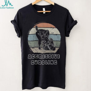Aggressive cuddling vintage Jiu Jitsu shirt