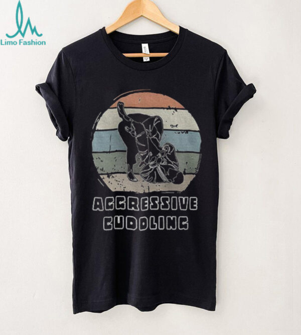 Aggressive cuddling vintage Jiu Jitsu shirt