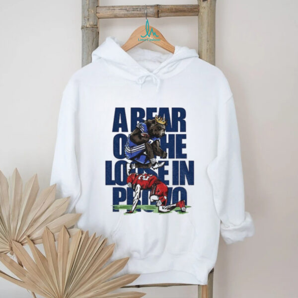 Air Bear Detroit Lions Jump Over Kansas City Chief A Bear On The Loose In Provo shirt