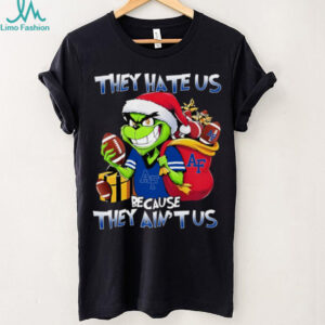 Air Force Falcons X Grinch They Hate Us Because They Ain’t Us Christmas Tee