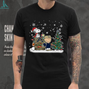 Akron Zips Snoopy Charlie Brown Christmas Holiday T Shirt