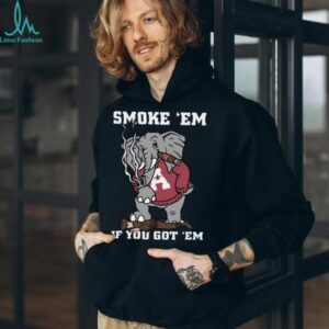 Alabama Crimson Tide Smoke ’Em If You Got ’Em Barstool U Football shirt
