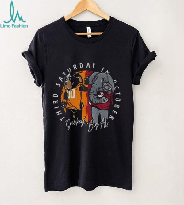 Alabama Crimson Tide vs Tennessee Volunteers Mascot Third Saturday In October shirt
