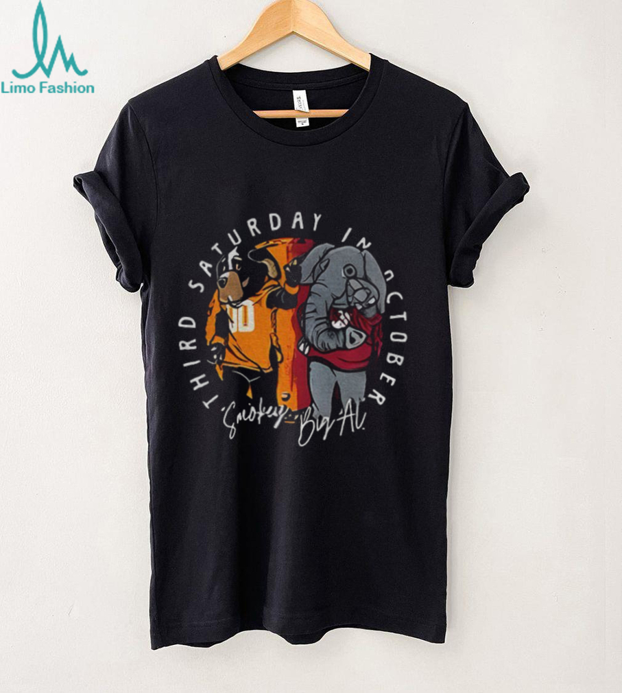 Alabama Crimson Tide vs Tennessee Volunteers Mascot Third Saturday In October shirt Alabama Crimson Tide vs Tennessee Volunteers Mascot Third Saturday In October shirt
