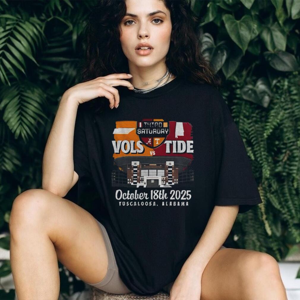Alabama Crimson Tide vs Tennessee Volunteers Third Saturday In October 18th 2025 shirt Alabama Crimson Tide vs Tennessee Volunteers Third Saturday In October 18th 2025 shirt