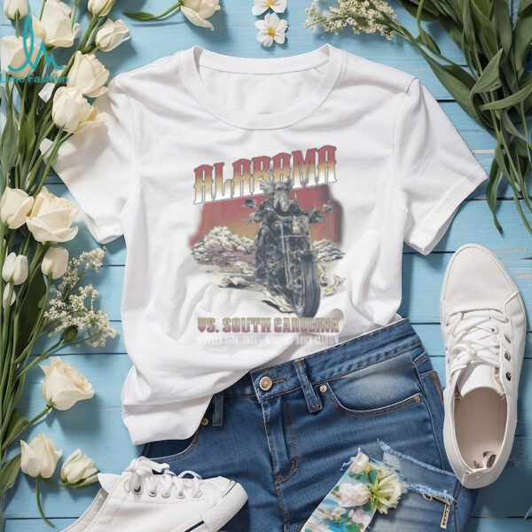 Alabama Vs South Carolina Biker Graphic Game Day Shirt