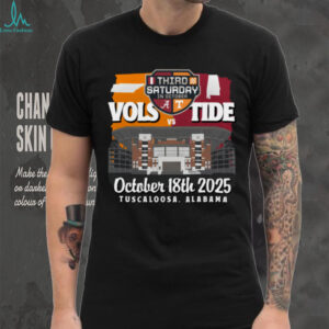 Alabama vs Tennessee Vols Tide October 18 2025 Tuscaloosa shirt