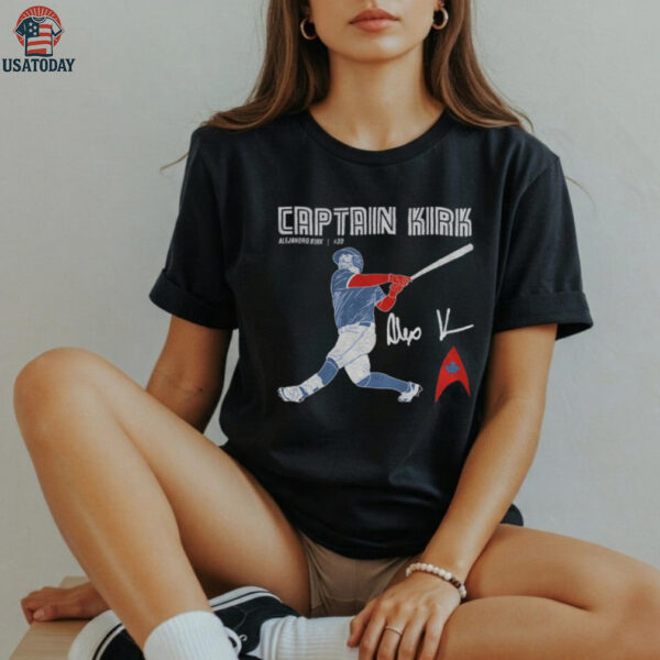 Alejandro Kirk Toronto Blue Jays Captain Kirk MLB Baseball signature shirt
