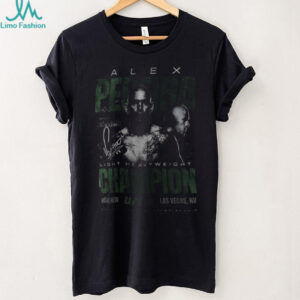 Alex Pereira UFC 320 Light Heavyweight Champions signature shirt