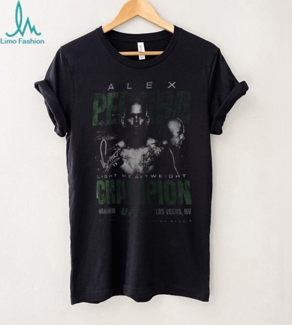 Alex Pereira UFC 320 Light Heavyweight Champions signature shirt