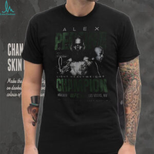 Alex Pereira UFC 320 Light Heavyweight Champions signature shirt