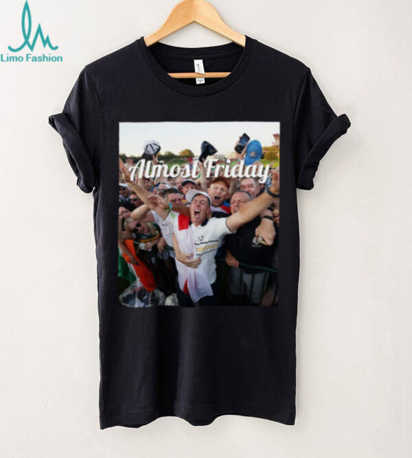 Almost Friday Rory Ryder Cup T Shirt 2025