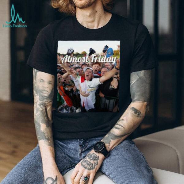 Almost Friday Rory Ryder Cup T Shirt 2025