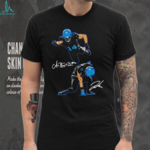 Amon Ra St. Brown and Jahmyr Gibbs Superheroes signature shirt